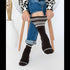 3-Pack Diabetic Socks - Purple Stripe, Chocolate, Grey Lines